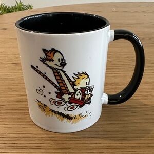 Calvin and Hobbes White Mug